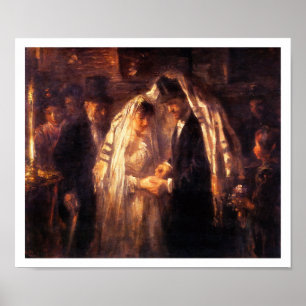 Poster Mariage juif - Art Vintage par Israëls