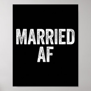 Poster Mariage Marié Af Anniversaire Débardeur de chemise