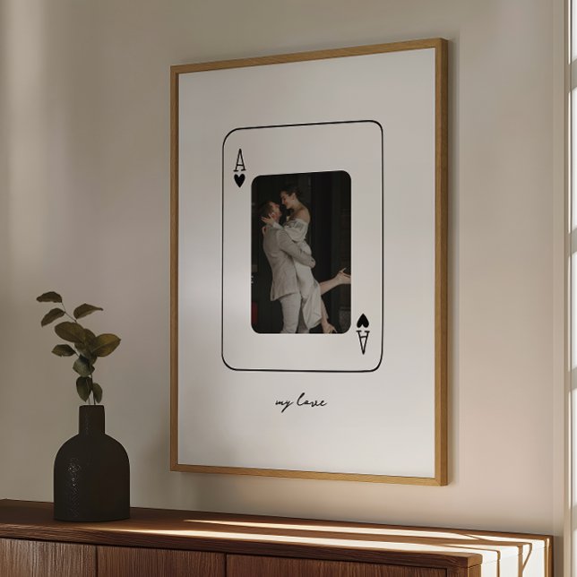 Poster Mariage Minimaliste Moderne (Créateur téléchargé)