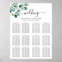 Mariage Moderne avec Feuillage d'Eucalyptus