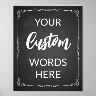 Poster Mariage ou signature de parti faites votre propre 
