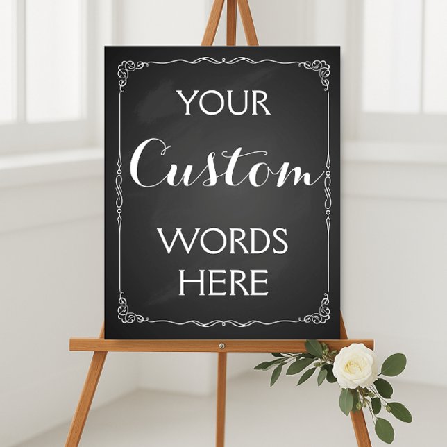 Poster Mariage ou signature de parti faites votre propre  (Créateur téléchargé)