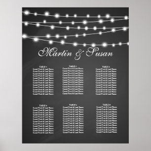 Poster MARIAGE OU TABLE DE PARTI PLANNER Collection Siège