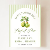 Mariage Parfait Poire Gingham Vert Moderne