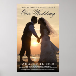 Poster mariage Photo Movie - Créez votre propre
