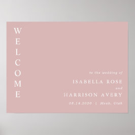 Poster MARIAGE ROGUE Dusty Blush Rose Mauve
