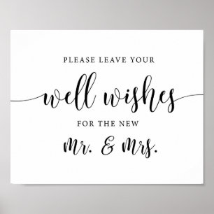 Poster Mariage Rustique S'Il Vous Plaît Laisser Votre Voe