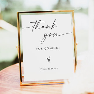 Poster Mariage S'Il Vous Plaît Prendre Un Signe, Faveurs 