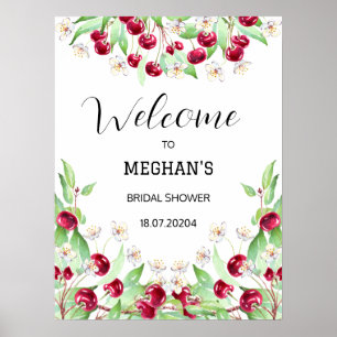 Poster Mariage sous la pluie de cerises