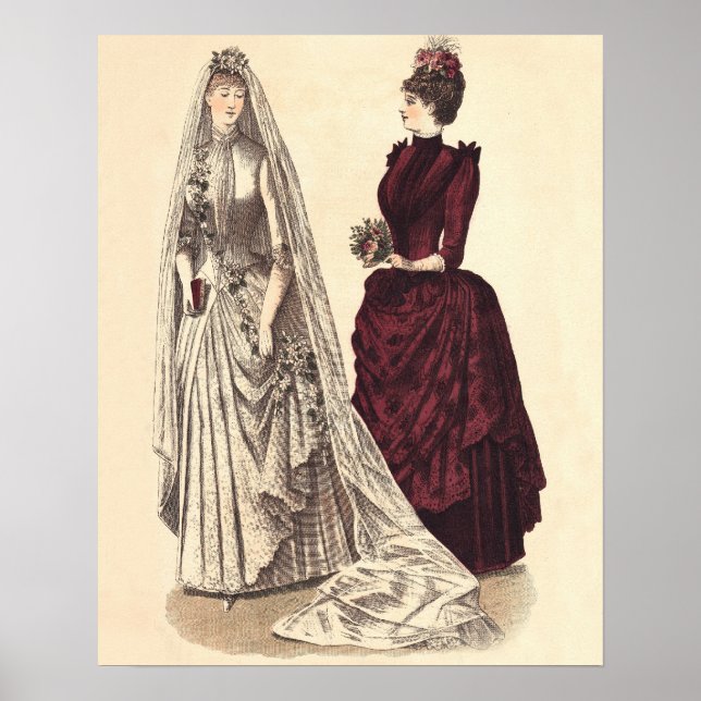 Poster Mariages vintages (Devant)