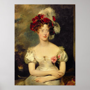 Poster Marie-Caroline de Bourbon Duchesse de Berry