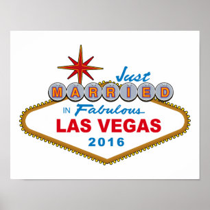 Poster Marié Dans Fabulous Las Vegas 2016 (Signe)