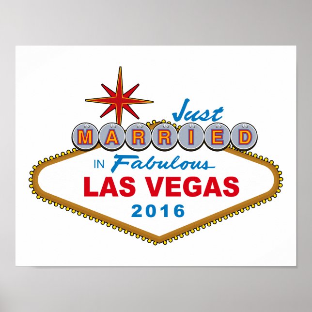 Poster Marié Dans Fabulous Las Vegas 2016 (Signe) (Devant)