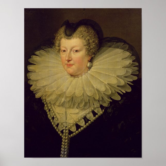 Poster Marie de Medici, c.1617 (Devant)