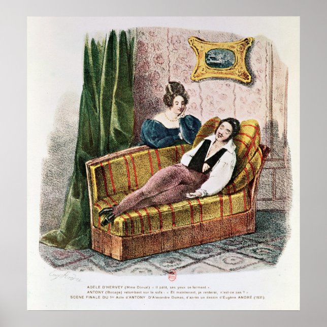 Poster Marie Dorval dans le rôle d'Adele d'Hervey (Devant)