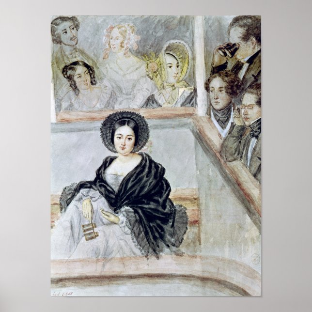 Poster Marie Duplessis au Théâtre (Devant)