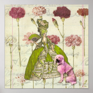Poster Marie et son caniche