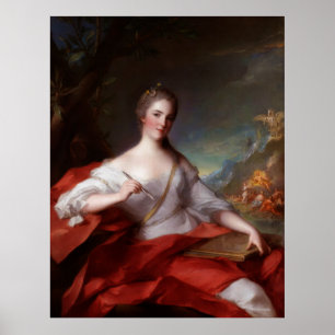 Poster Marie-Geneviève Boudrey par Jean-Marc Nattier