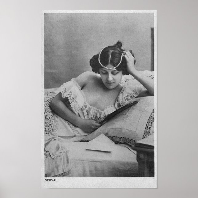 Poster Marie-Louise Derval - Image Vintage (Devant)