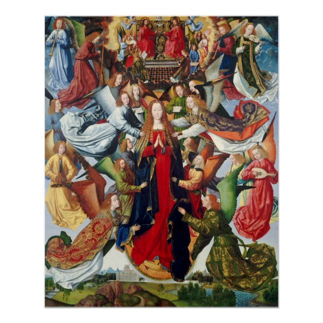 Poster Marie, Reine du Ciel, c. 1485 - 1500 (Devant)