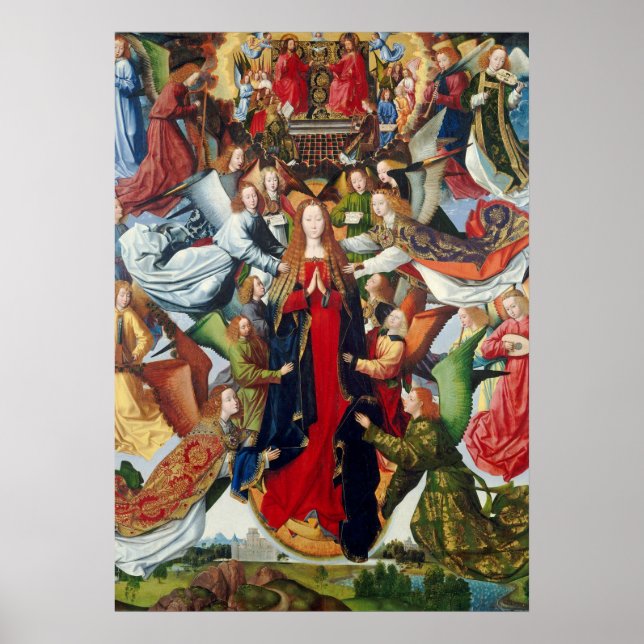 Poster Marie, Reine du Ciel, c. 1485 - 1500 (Devant)
