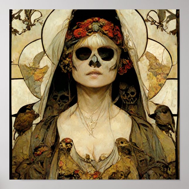 Poster Mariée De La Mort Horreur Gothique (Devant)