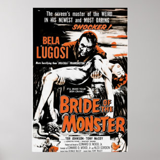 Poster Mariée du monstre