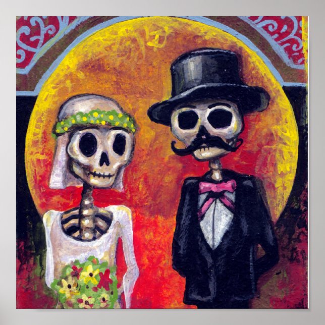Poster Mariée et Mustachioé (Devant)