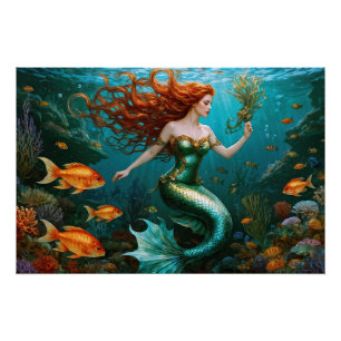 Poster "Marielle" - Belle sirène dansante