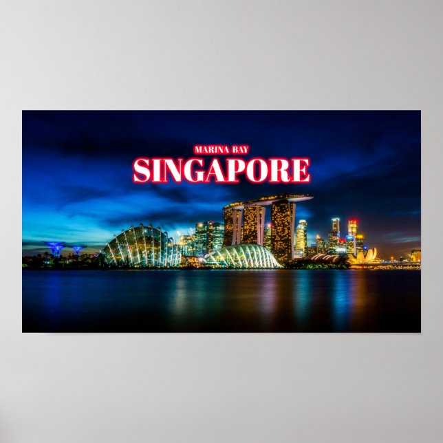 Poster Marina Bay - Singapour (Devant)