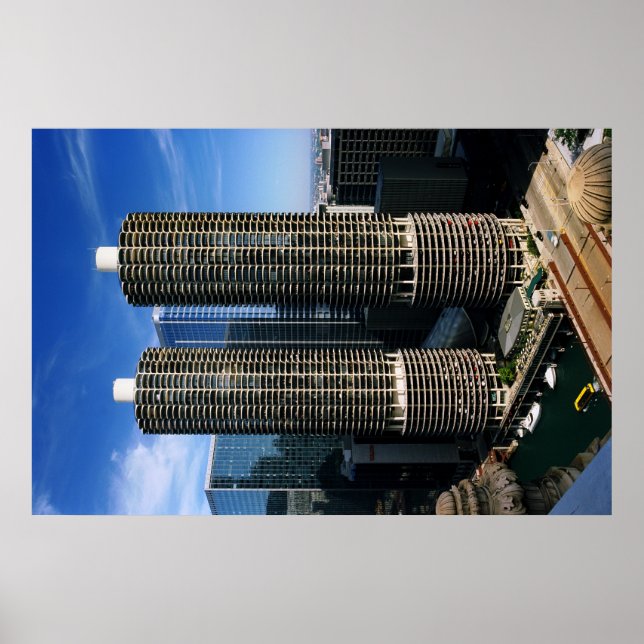 Poster Marina City Chicago (Devant)