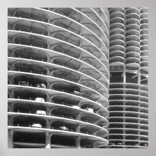 Poster Marina City Chicago