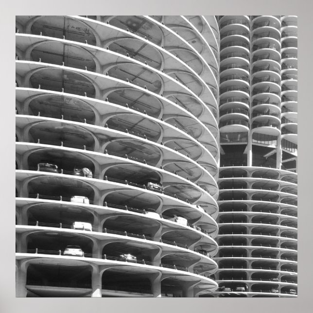 Poster Marina City Chicago (Devant)