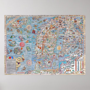 Poster Marina de Carta