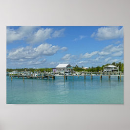 Poster Marina des Bahamas, Great Abaco Island