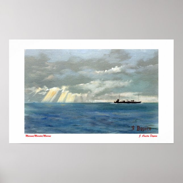 Poster Marina/Mariña/Marine (Devant)