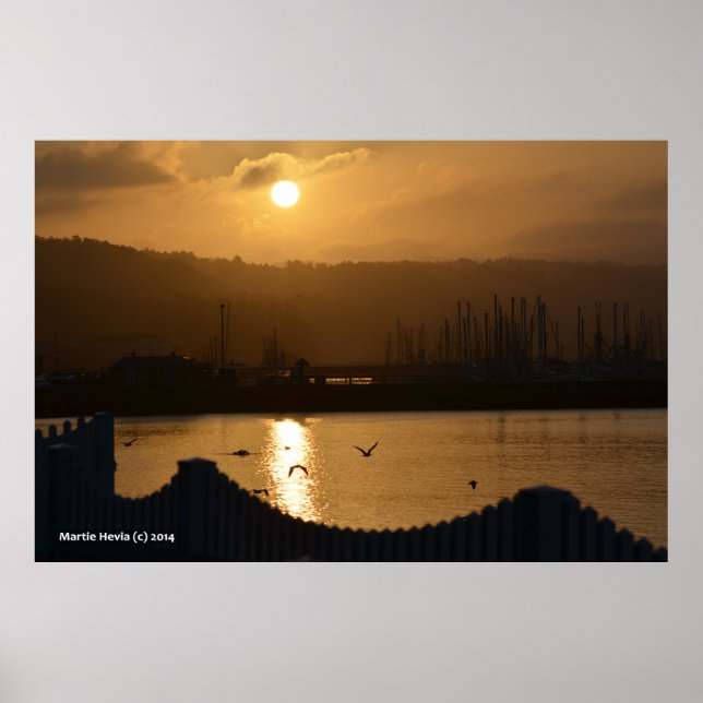 Poster Marina Sunrise IV (Devant)