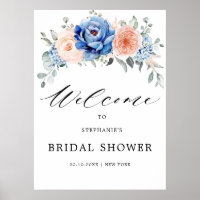 Marine Ardoise Bleue Dusty Bidal Douche Bienvenue