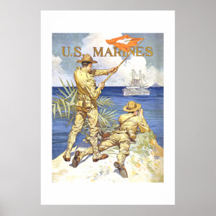 Poster Marines des USA