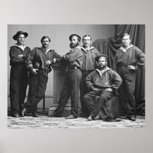 Poster Marins de guerre civile : 1860