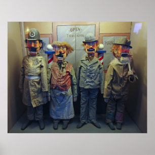 Poster Marionnettes automatisées par Mecanique de Musee 