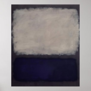 Poster Mark Rothko - Bleu et gris - 1962