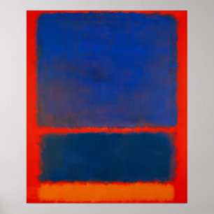 Poster Mark Rothko - Bleu, Orange, Rouge - 1961