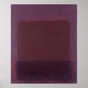 Poster Mark Rothko - Brun Violet - 1957