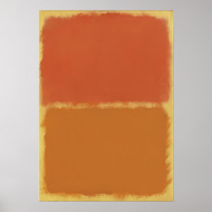 Poster Mark Rothko - Orange, Rouge, Orange - 1961
