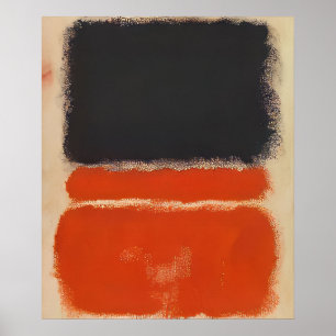 Poster Mark Rothko - Rouge - 1968