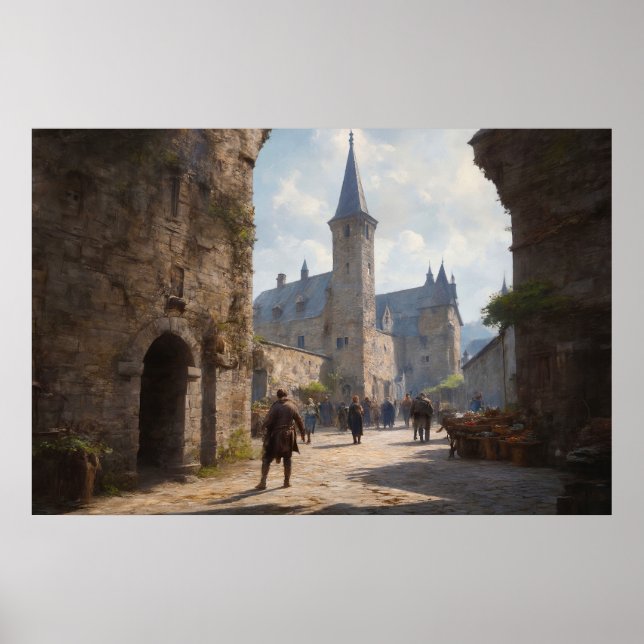 Poster Market Lane (Devant)