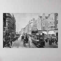 Market Street, Manchester, vers 1910