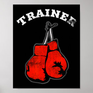 Poster Marketing d'entreprise - Formatrice de boxe