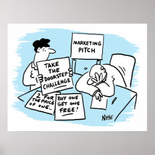 Poster Marketing Manager est en cours d'exécution d'un pl